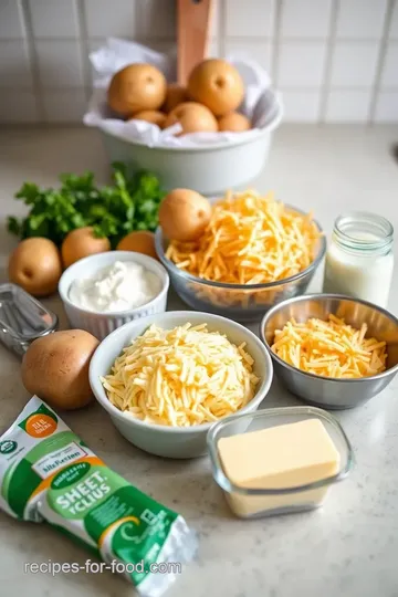 Make-Ahead Twice-Baked Potatoes ingredients