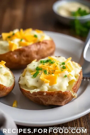 Make-Ahead Twice-Baked Potatoes presentation