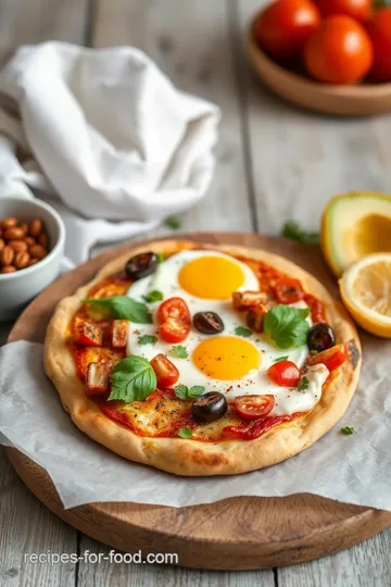 Vegan Breakfast Pita Pizza Delight