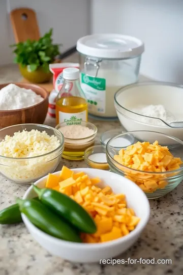 Vegan Jalapeno Cheddar Artisan Bread: The Ultimate Recipe for Comfort! ingredients