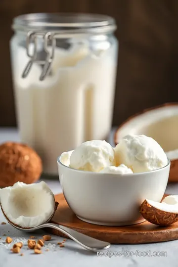 Tropical Churned Coconut Milk Vegan Ice Cream Treat ingredients