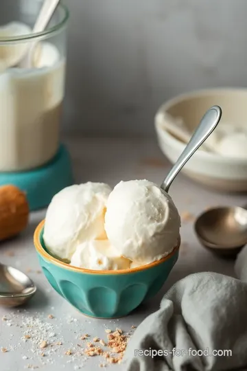 Tropical Churned Coconut Milk Vegan Ice Cream Treat steps