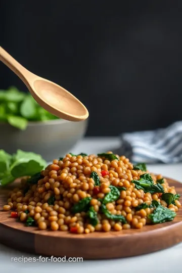 Vibrant Spinach and Lentil Delight steps