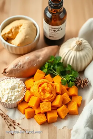 Whipped Sweet Potatoes with Maple & Cinnamon ingredients