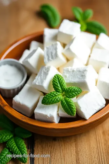 Peppermint Marshmallows Recipe ingredients