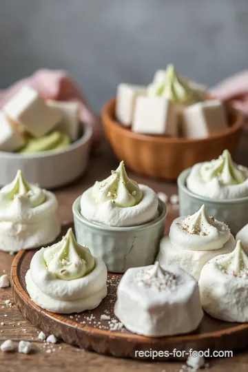 Whipped Matcha Delight: Homemade Marshmallows presentation