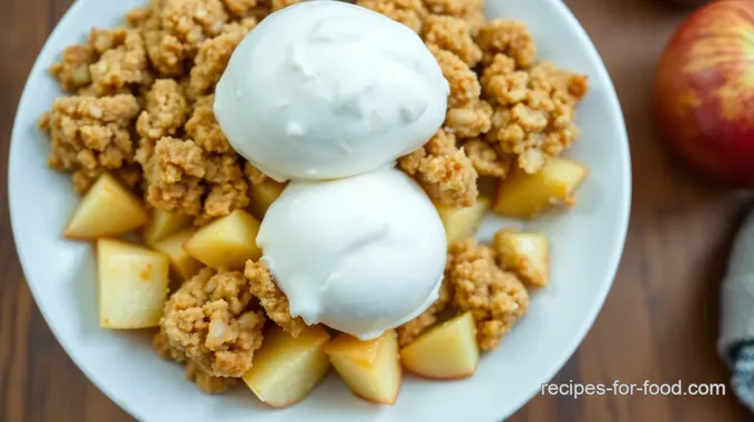 Baby-Friendly Apple Crumble